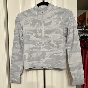 Lululemon grey quarter zip jacket